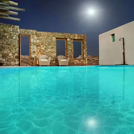 Opulant Mykonos - 5 Bedrooms - Stunning Sea Views To Tinos - Kastro Aside Φανάρι